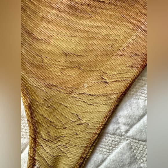 Zara Van Gogh Sunflowers Mesh Bodysuit - Picture 5 of 5